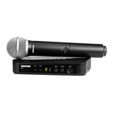 舒爾(SHURE) BLX24/PG58 KTV/演出手持式無(wú)線動(dòng)圈麥克風(fēng)（標(biāo)配不含線材）