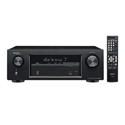 天龍(Denon) AVR-X510 5.2聲道AV影院功放 (黑色)