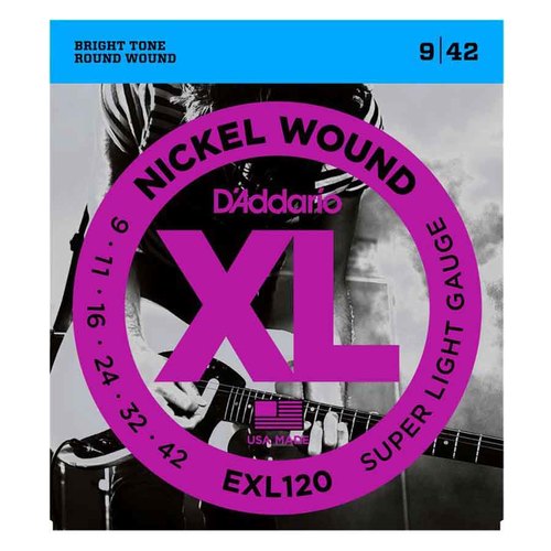 達達里奧(D’Addario) EXL120 美產(chǎn)盒裝電吉他琴弦