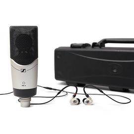 森海塞爾(Sennheiser) MK4專業(yè)錄音K歌直播電容麥克風(fēng)套裝（MK4麥克風(fēng)+IE40 PRO耳機(jī)黑色、透明隨機(jī)+話筒收納盒）