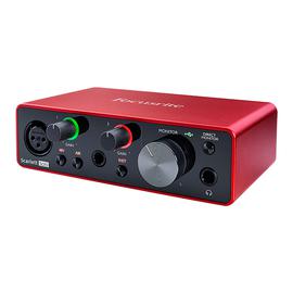 ?？怂固?Focusrite) Scarlett Solo 三代 專業(yè)錄音聲卡 USB外置聲卡音頻接口 升級(jí)版