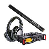 TASCAM DR-70D錄音機(jī)搭配森海塞爾MKE600麥克風(fēng)    影視同期錄音套裝