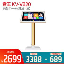 音王(InAndOn) KV-V320 家庭KTV一體點歌機  19寸落地式紅外屏 白金色（2T）