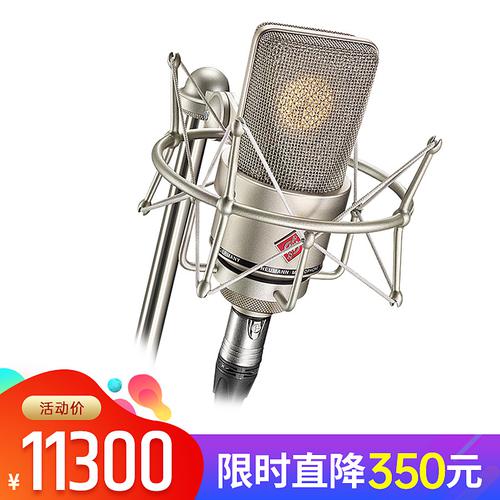 諾音曼(Neumann) TLM103 電容式錄音麥克風(fēng) 大振膜主播直播K歌話筒 小U87【德國(guó)進(jìn)口】（銀灰色、帶防震架）