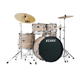 TAMA 帝王之星IE52KH6 專業(yè)演奏爵士架子鼓 5鼓3镲 (斑馬紋原木色)