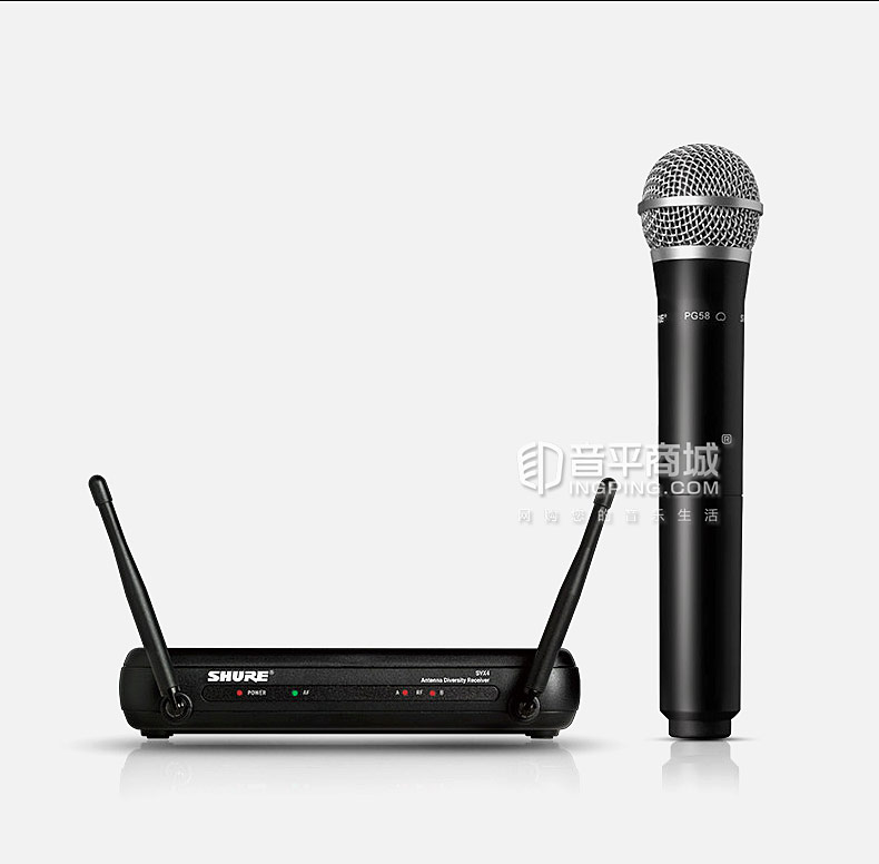 舒爾(SHURE) SVX24-PG58 手持式無(wú)線麥克風(fēng) 演出/演講/會(huì)議/家用（一拖一）